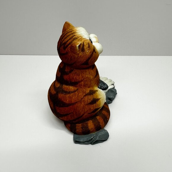 Vtg Comic Curious Cats Orange Ginger Cat Fancy Shoes Heels Lady Dance - Picture 4 of 7